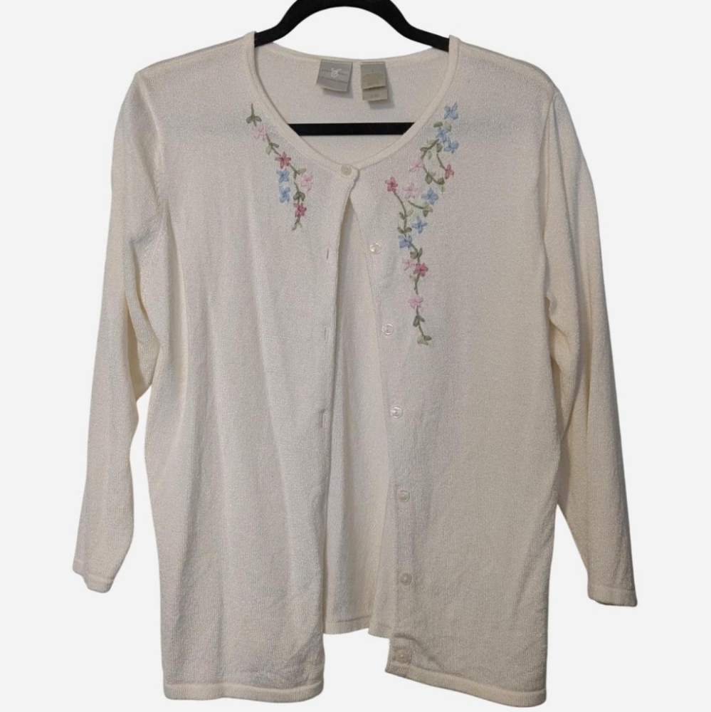 Emma James Embroidered Cardigan